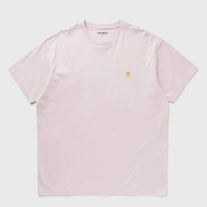 BNWT NEW Carhartt WIP S/S Chase tee pink logo t-shirt short sleeve SMALL